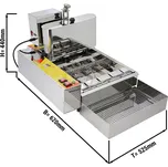 G.Gastro Automatický stroj na koblihy pro komerční použití – až 400 ks/h – 2,8 kW – stolní – vč. příslušenství