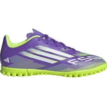 Kopačky adidas F50 Club Juniors Astro Turf Football Boots Purple/White 5 (38)