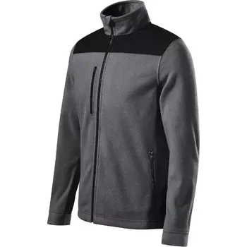 Pánská mikina Effect fleece unisex ocelově šedá XL