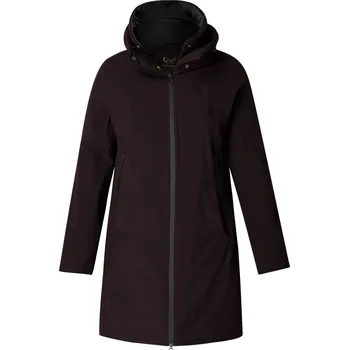 Dámská zimní bunda (tříčtvrteční délka) - v nadměrné velikosti 4591 Čokoládově hnědá 100 cm