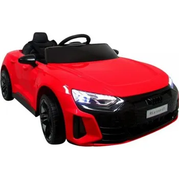 Dětské elektrovozidlo AUDI E-Tron GT Červené Auto na akumulátor EVA Kůže dálkové ovládání lithiová baterie