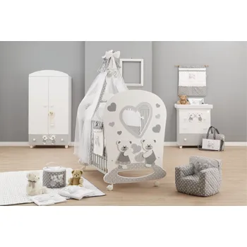 Příslušenství pro dětskou postel a kolébku Italbaby kapsář na pyžamko Dolci Coccole Barva: Šedá