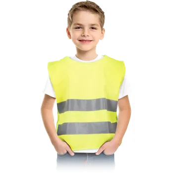 reflexní vesta Reis KOS-CHILD HI-VIS dětská výstražná vesta 5 PACK žlutá S