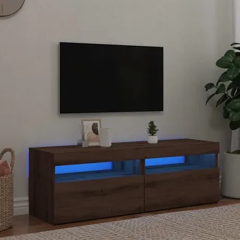 Obývací stěna vidaXL TV skříňky s LED osvětlením 2 ks 60 x 35 x 40 cm [804418] Barva: dub artisan