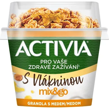 Activia Mix&Go Probiotický jogurt s granolou s medem