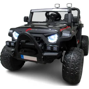 Dětské elektrovozidlo AUTO X16 R-SPORT Černé Auto na akumulátor EVA KŮŽE Dálkové ovládání Lithiová baterie