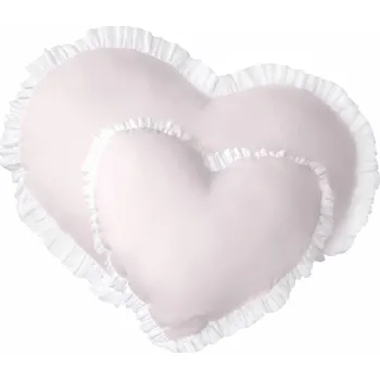 Dekorativní polštářek Caramella Baby Pink malý dekorační polštář srdíčko růžové