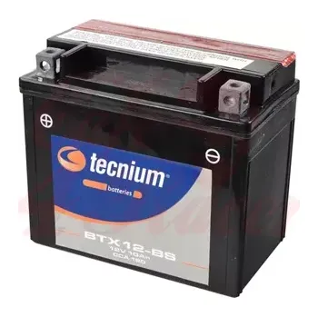 Elektroinstalace pro motocykl Tecnium Bezúdržbová baterie s kyselinou - BTX12-BS