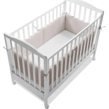 Italbaby extra dlouhý mantinel do postýlky 370x30cm Barva: Šedá