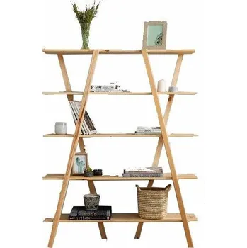 Knihovna Knihovna Perla Oak, hnědá