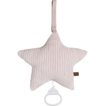 Vánoční ozdoba Baby's only hrací hvězdička Sense staro růžová