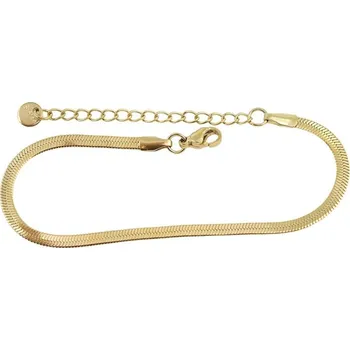 Náramek Mareb Náramek z chirurgické oceli ve zlaté barvě 18 + 5 cm - zlatý