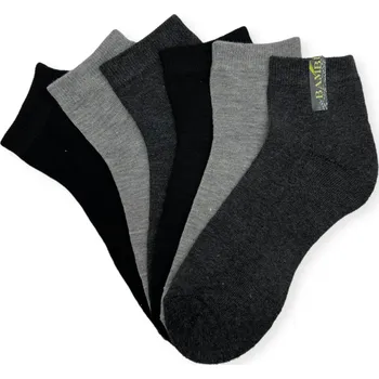 Pánské ponožky Kotníčkové termoponožky pánské BM3500B - 6 párů - 43-47