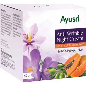 Pleťový krém Ayusri Noční krém proti vráskám 50 g