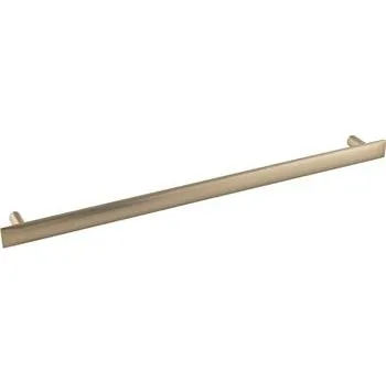 Nábytkové kování Nábytková úchytka Flow šířka 356 rozteč 320 mm, ZN odlitek, mosaz kartáčovaná