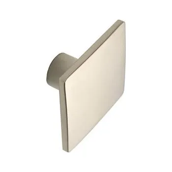 Nábytkové kování Knopka Lugus šířka 50 mm, hloubka 25 mm, zinkový odlitek nerez efekt