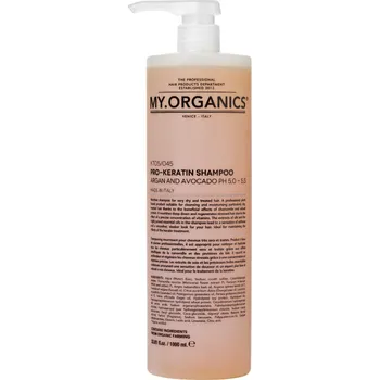 Vlasová regenerace My.Organics The Organic Pro-Keratin Shampoo Argan and Avocado 1000 ml