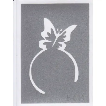 Odstranitelné tetování Šablona pro třpytivé tetování B016