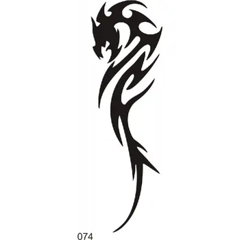 Tetování Šablona pro dočasné airbrush tetování V074 - 7 x 15,5 cm