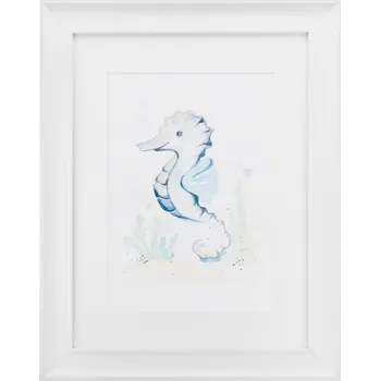 Obraz Caramella Baby Blue obraz do dětského pokoje mořský koník