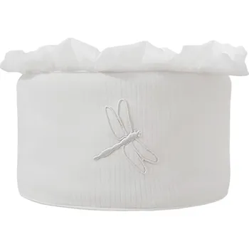 Úložný box Caramella Ivory Mist kulatý odkládací box slonová kost