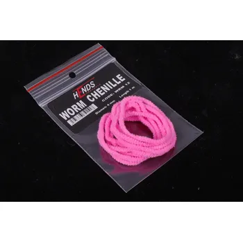 Rybářský prut HENDS WORM CHENILLE - FLUO RUŽOVÁ UV - WRM41
