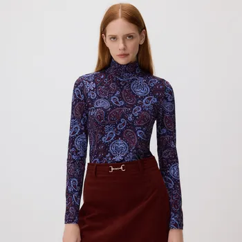 Dámský svetr Reserved - Rolák s autorským vzorem - vícebarevná - 447HL-MLC - 447HL-MLC-L