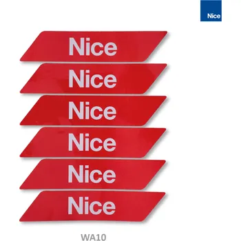 NICE Reflexní červené samolepky 24ks