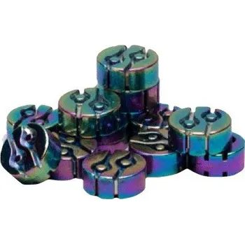 Příslušenství k deskovým hrám IV Studio Moonrakers Overload Metal IOsphere Tokens (25)