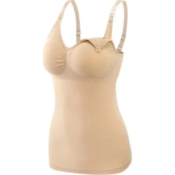 Těhotenská podprsenka Kojící / těhotenské tílko Barva: tělová, Velikost: XL