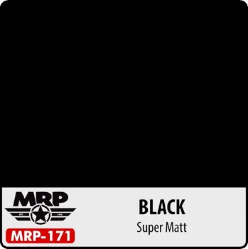 Modelářská barva MR.Paint 171 Super Matt Black 30ml