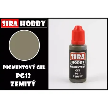 Speciální výtvarná barva Síra hobby - Pigmentový gel - PG12 - Zemitý 20 ml