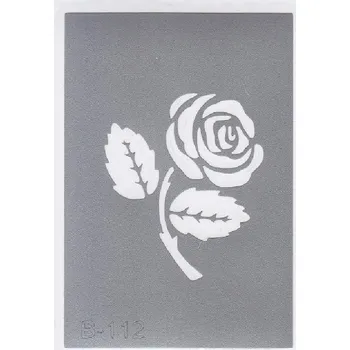 Odstranitelné tetování Šablona pro třpytivé tetování B112