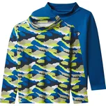 lupilu® Chlapecké termo triko s dlouhými rukávy s BIO bavlnou, 2 kusy (modrá/vzorovaná, 86/92)
