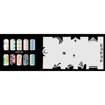 Šablona na nehty (airbrush nail art) JFH05-090