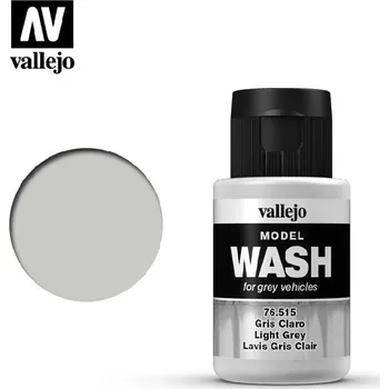 Modelářská barva Vallejo - Model Wash 76515 Light Grey 35 ml.