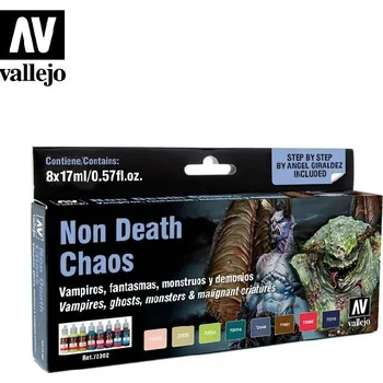 Modelářská barva Vallejo - Game Color Set 72302 Non Death Chaos by Angel Giraldez 8x17 ml.
