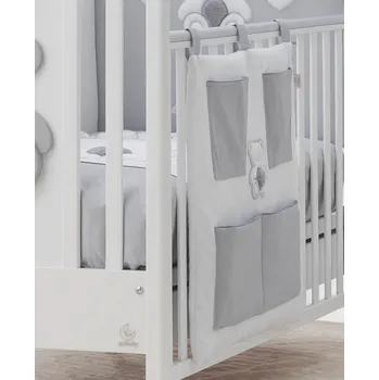 Italbaby závěsný kapsář na postýlku Peluche Barva: Modrá