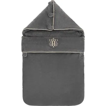 Zavinovačka Caramella Anthracite Gloss peřinka pro miminko antracitová