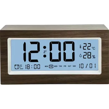 Budík JVD Svítící digitální budík JVD SB2896 v imitaci dřeva ( )