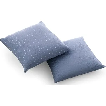 Dekorativní polštářek Italbaby dekorační polštář Muslin modrý