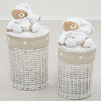 úložný prostor na hračky Nanán velký oválný proutěný koš na hračky Tato