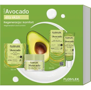Péče o oční okolí FlosLek Laboratorium Regeneration FlosLek Laboratorium protivráskový noční krém 50 ml + FlosLek Laboratorium richAvocado protivráskový noční krém na oční okolí 30 ml