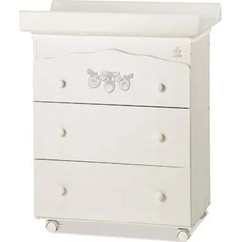 přebalovací pult a komoda Italbaby přebalovací pult s vaničkou Romantic bílý