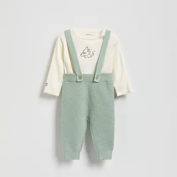 Chlapecká mikina Reserved - Bavlněná sada - světle zelená - 569BF-70X - 569BF-70X-80