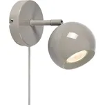 Šedobéžové nástěnné svítidlo do zásuvky Pop – Markslöjd ID_1818416