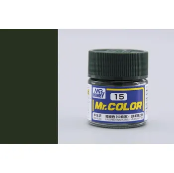 Modelářská barva Gunze - Mr.Color - C015 - IJN Green (Nakajima) - IJN Zelená 10ml