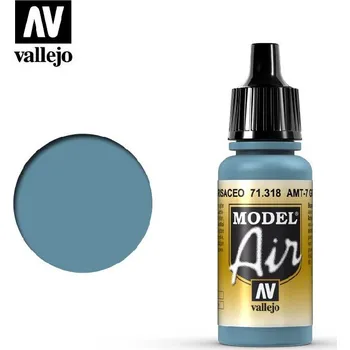 Modelářská barva Vallejo - Model Air 71318 AMT-7 Greyish Blue 17 ml.