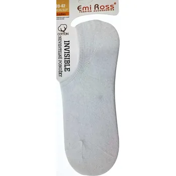 Dámské ponožky NEVIDITELNÉ BAVLNĚNÉ PONOŽKY DO TENISEK 39-42 bílá