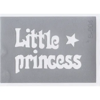 Odstranitelné tetování Šablona pro třpytivé tetování B004